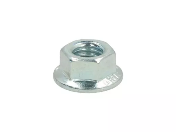 Tuerca con brida -DIN 6923- M8 x 1,25 (utilizada como tuerca para culata) Vespa GT 250 (ZAPM45102), Vespa GT L 125 (ZAPM31100, ZAPM31101), Vespa GT L 200 (ZAPM31200), Vespa GTS 125 (ZAPM31300, ZAPMA3100, ZAPMA3200, ZAPMA3700, ZAPMD3200), Vespa GTS 1