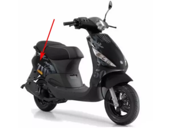 Base de asiento -PIAGGIO- Piaggio ZIP 2 - Negro Lucido (083)