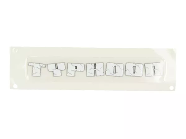 Scritta Typhoon -PIAGGIO- Piaggio TPH