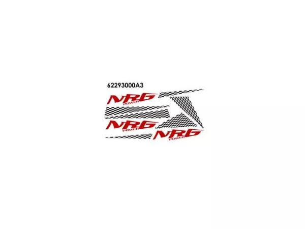 Set di decalcomanie -PIAGGIO- Piaggio NRG Power - Blu Siderale (280/A)