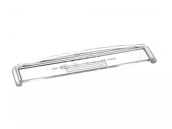 Lens pour  éclairage de plaque -PIAGGIO- Vespa LX 50-150, LXV 50-125, S 50-150, SXL 125-150, VXL 125-150
