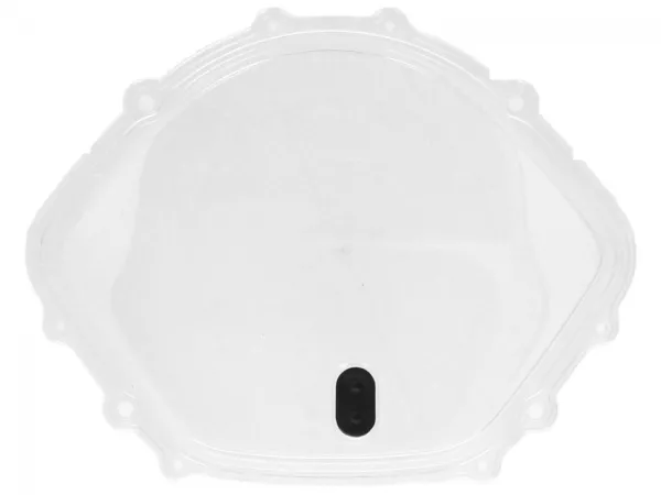 Speedo lens -PIAGGIO- Vespa GTS 250 (ZAPM45100), Vespa GTS 300 (ZAPM45200), Vespa GTS Super 125 (ZAPM45300), Vespa GTS Super 300 (ZAPM45200), Vespa LX 125 (ZAPM44100, ZAPM44300, ZAPM68100), Vespa LX 150 (ZAPM44400), Vespa LX 50 (ZAPC38700, ZAPC38101, ZAPC