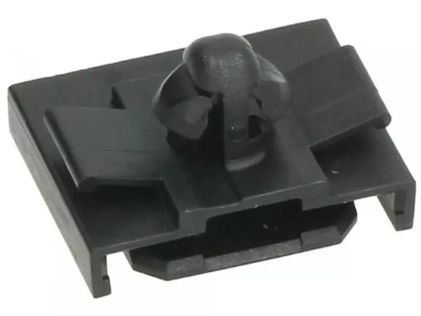 Retaining clip for wiring loom, black, flat -PIAGGIO- Vespa GTS 125 (ZAPMA3100, ZAPMA3200, ZAPMA3700), Vespa GTS 150 (ZAPMA3200, ZAPMA3100), Vespa GTS 250 (ZAPM45100), Vespa GTS 300 (ZAPM45200, ZAPM45202, ZAPMA3300), Vespa GTS HPE 300 (ZAPMA3600, ZAPMD310