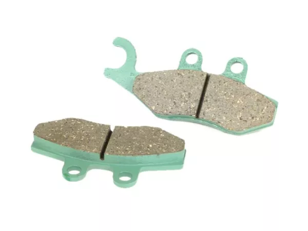 Remblokken -PIAGGIO 76,8x41,8/96,9x41,2mm- Heng Tong (Ø12mm) - GTS300 HPE, Supertech, Supersport, Super Racing Sixties, Super Notte, Yacht Club, Touring, Super, GTV300 Sei Giorni, GT, GTL, GTS, Runner FX/FXR/VX/VXR 125-180-200, SP50, Fuoco 500, Nexus 125