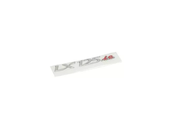 Lettering -PIAGGIO- Vespa LX 125 i.e. - silver/red