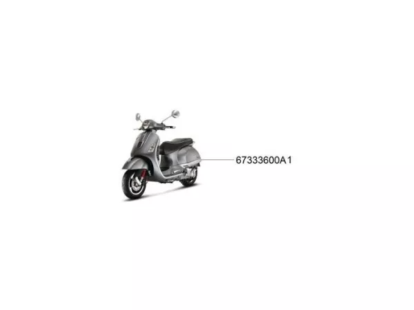 Juego de calcas -PIAGGIO- Vespa GTS - Arancio (974)