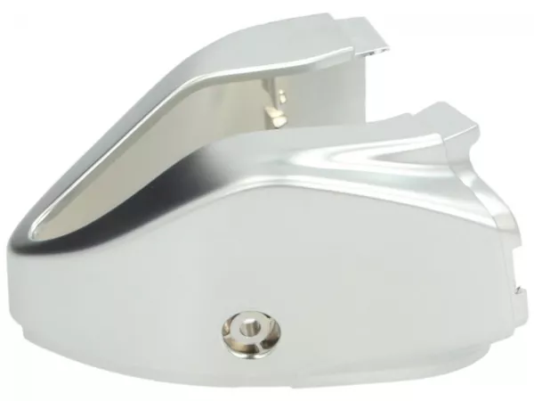 Cover for switch unit, left -PIAGGIO- chrome mat - Vespa Primavera 125 (ZAPM81100, ZAPM81101, ZAPMA1100), Vespa Primavera 150 (ZAPM81200, ZAPM81201, ZAPMA1200), Vespa Primavera 50 (ZAPC53100, ZAPC53200, ZAPC53300, ZAPC53302, ZAPCA0100, ZAPCA0102, ZAPCA020