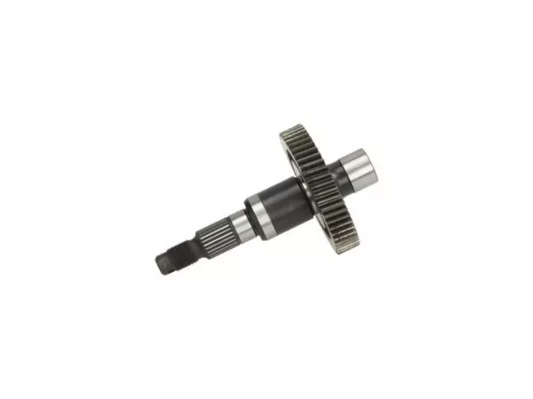 Rear wheel shaft -PIAGGIO- VESPA Primavera 50 4T, Sprint 50 4T, PIAGGIO Fly 50 4T, APRILIA Scarabeo 100 4T - 54 teeth, Ø 24mm, pressed gear wheel