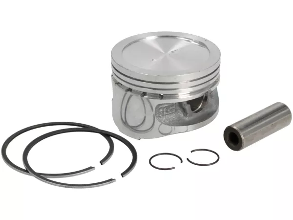 Piston complete -PIAGGIO- Category 4 - Vespa ET4 150, LX 150, S 150, Piaggio Fly 150, Liberty 150, Skipper ST 150, X8 Street 150, Aprilia Mojito 150, Derbi Boulevard 150