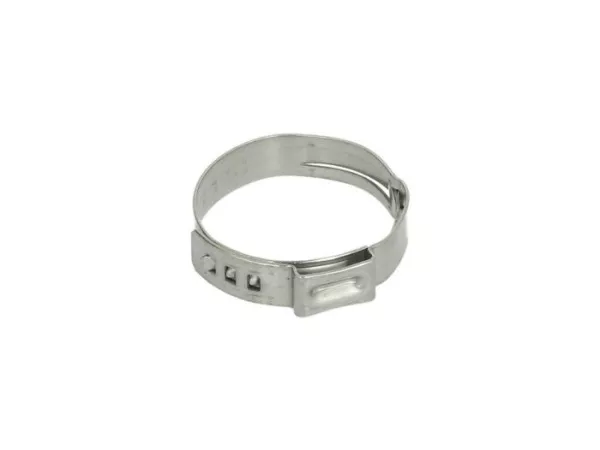 Hose clamp Ø=25.6mm (single ear clamp) -PIAGGIO- used for cooling water hoses