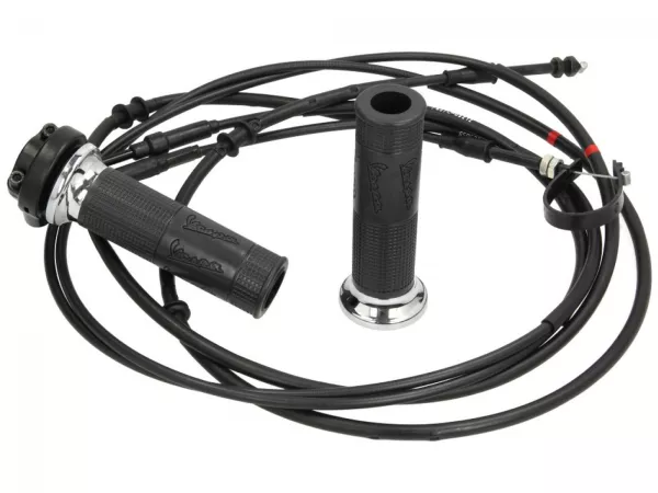 Throttle grip and throttle cables -PIAGGIO- Vespa GTS 250 (ZAPM45100), Vespa GTS 300 (ZAPM45200, ZAPM45202), Vespa GTS Super 125 (ZAPM45300, ZAPM45301), Vespa GTS Super 300 (ZAPM45200, ZAPM45202)