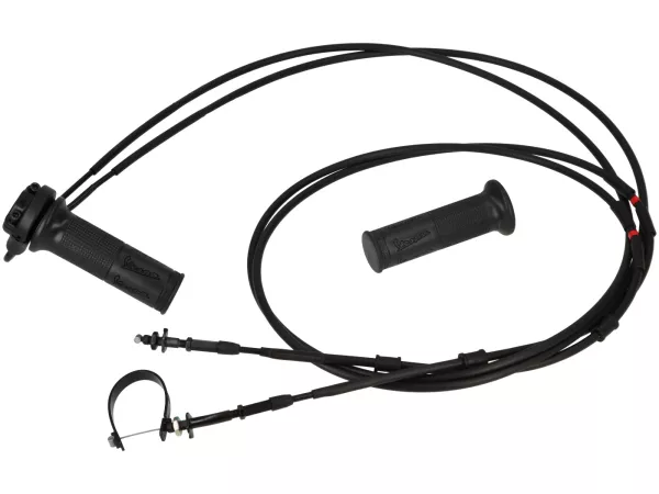 Throttle grip and throttle cables -PIAGGIO- Vespa Primavera 125 (ZAPMD1100), Vespa Primavera 150 (ZAPMD120), Vespa Sprint 125 (ZAPMD1101), Vespa Sprint 150 (ZAPMD1201)