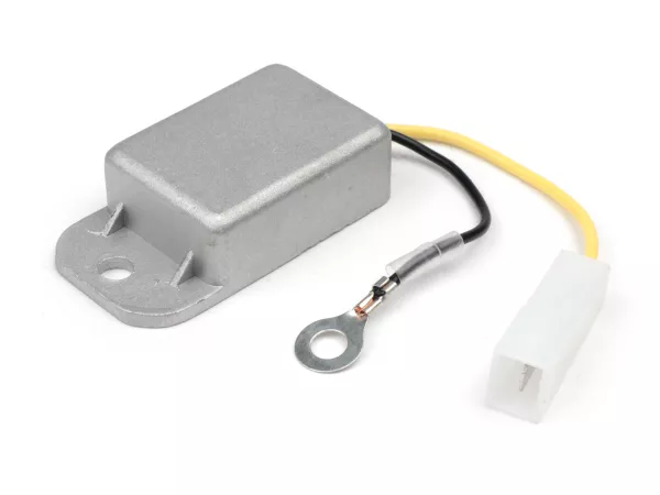 Regulador de voltaje -OEM- Piaggio, Ciao, Bravo, Boxer, Si 6V-70W Hercules, Zuendapp, Puch