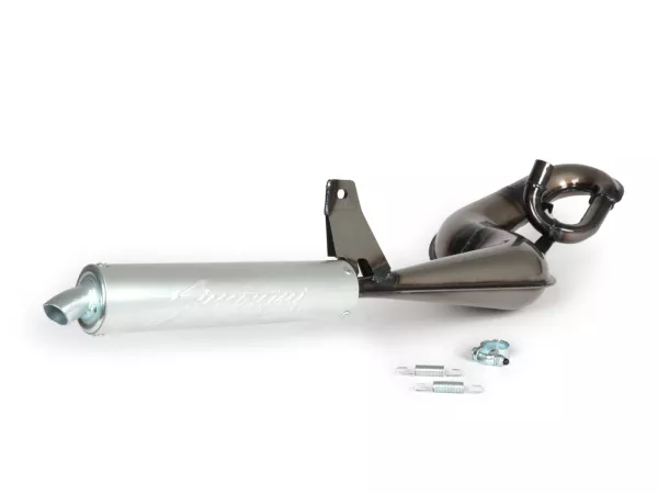 Uitlaat -SIMONINI- ProLine- 22mm spruitstuk- Piaggio Ciao, Bravo, Boxer, Si