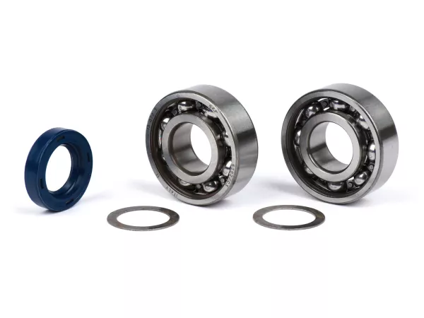 Set di cuscinetti SKF -SC- Piaggio Bravo, Boxer, Ciao, Si , SuperBravo, Grillo, Ec1 incl. paraolio