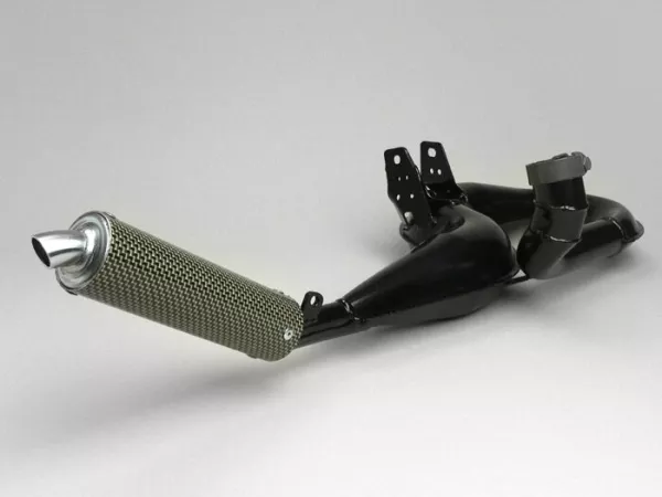 Exhaust -SIMONINI- Vespa P200 - carbon silencer
