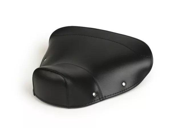 Sadelöverdrag - Sadelöverdrag -(24,5 cm hålavstånd) -SELLERIA TREZZI- Vespa 125 VNA1T, VNA2T, VNB1 till VNB6, Vespa 150 VB1T, VBA1T, VBB1, VBB2 - Svart
