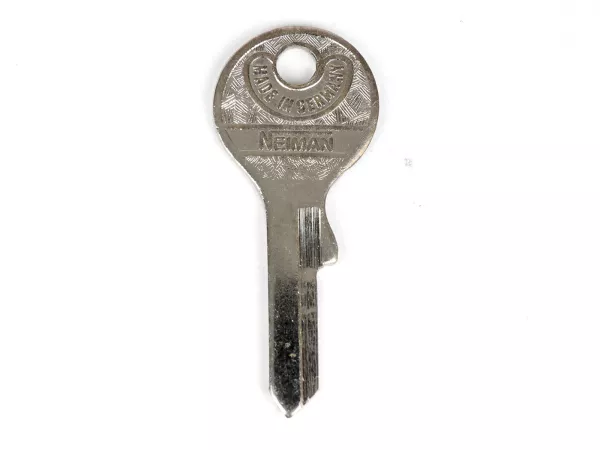 Llave en bruto -NEIMAN- para el bloqueo de la dirección de todas las Vespa Smallframe/Largeframe a partir del año de fabricación 1960 - se utiliza, p. ej., para 50N, 50S, 50L, 50R, 50SR, 50 Sprinter, V50, 50 Special, V50 Elestart, PV, ET3, Super 150, Spri