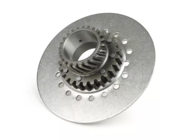 Pinion kopling -Pegas DRT Vespa tipe 7 (Ø115mm, Rally180, PX80-150, Cosa 1° 125-200ccm, T5 125ccm) - untuk roda primer asli (gigi heliks) 67/68 gigi atau DRT 65 gigi - 23 gigi