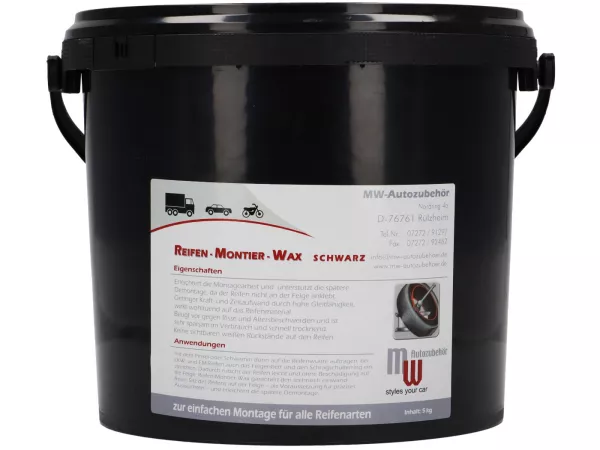Reifenmontagepaste, schwarz -ECON- 5 kg
