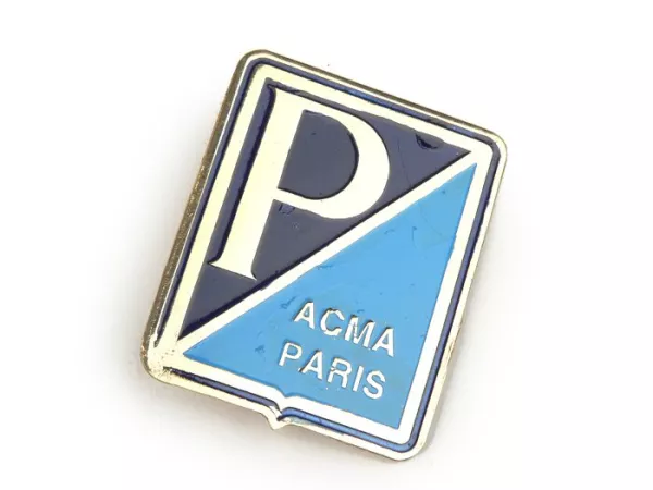 Huruf bertingkat -VESPA- Piaggio A.C.M.A. Paris persegi panjang - (dari tahun 1959), Vespa 125 ACMA, Vespa 150 GL ACMA, Vespa 150 GS ACMA- untuk perekatan