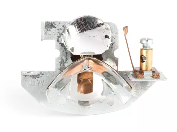 Birnenhalter Reflektor -HELLA (NOS)- Vespa Schwanenhals - Vespa V50, GS150 / GS3 (deutsch)