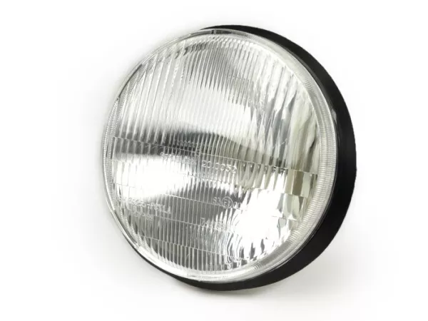 Lampu depan -PIAGGIO Ø=135mm- PK XL/XL2 (disekrup di bagian samping) - bohlam 15W (P26S) - juga cocok untuk Bilux (diperlukan steker lampu Bilux)