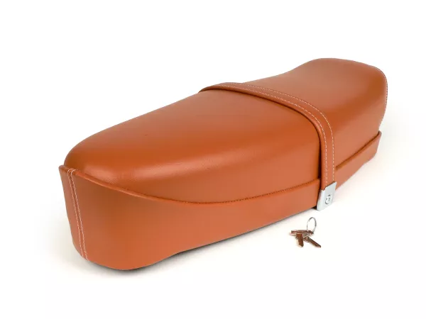 Banco de asiento -VESPA ET3- V50, PV125, ET3 - con cerradura - marrón