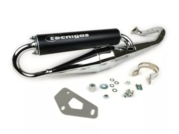 Exhaust -TECNIGAS Next-R chrome- TGB Bullet, Bullet RS, Bullet RR, Pegasus R50X
