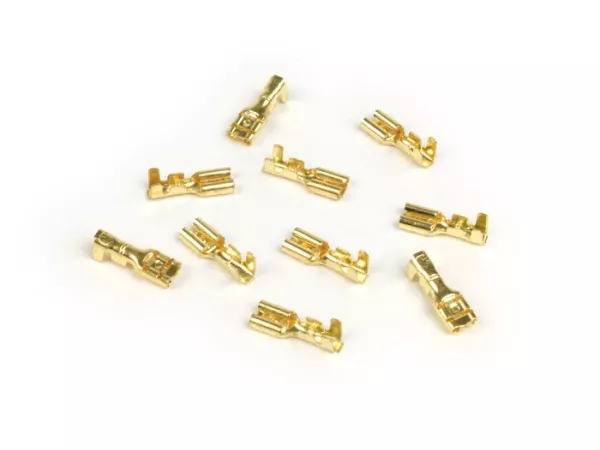 Crimp terminal -female spade connector 4.8mm Ø=0.5-1.0mm²- DIN 46247 - 10 pcs