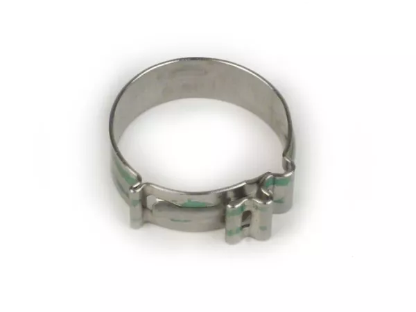 Hose clamp cobra type -NORMA- 21x8mm (used also for secondary air housing exhaust)