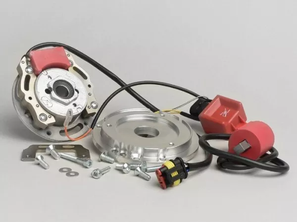 Pengapian -Rotor internal HPI 2010- Piaggio 125-180 ccm 2-tak - Gilera Runner FX/FXR 125-180, Italjet Dragster 125-180, Piaggio SKR125, SKR150, TPH125, Skipper125, Skipper150, Hexagon LX/LXT 125-180 (1 kurva pengapian)