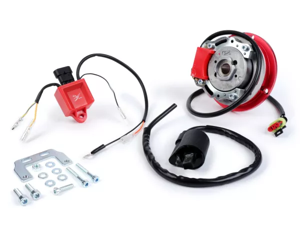 Pengapian -Rotor internal HPI 2010- Piaggio 125-180 ccm 2-tak - Gilera Runner FX/FXR 125-180, Italjet Dragster 125-180, Piaggio SKR125, SKR150, TPH125, Skipper125, Skipper150, Hexagon LX/LXT 125-180 (2 kurva pengapian)