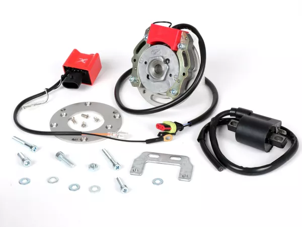 Ontsteking -HPI interne rotor - Piaggio Ciao, Bravo, Si, Boxer -Simonini motorbehuizing-.