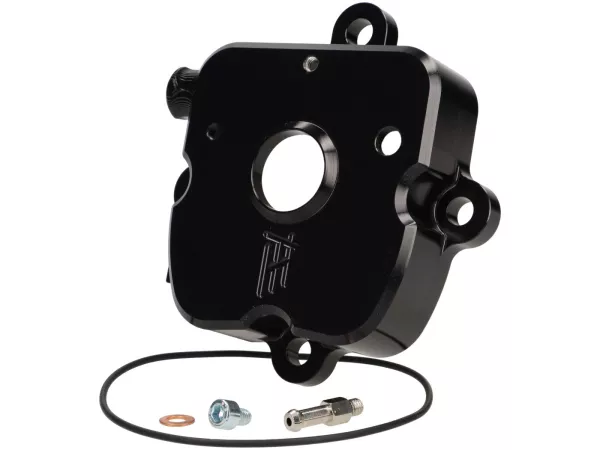 Cilinderkopdeksel V1.0 -HEIKOTUNING- Piaggio 125-180 ccm 2-takt - Gilera Runner FX/FXR 125-180, Italjet Dragster 125-180, Hexagon LX/LXT 125-180 LC - zwart geanodiseerd