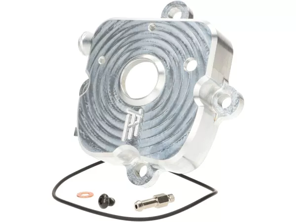 Cilinderkopdeksel V1.0 -HEIKOTUNING- Piaggio 125-180 ccm 2-takt - Gilera Runner FX/FXR 125-180, Italjet Dragster 125-180, Hexagon LX/LXT 125-180 LC - zilver