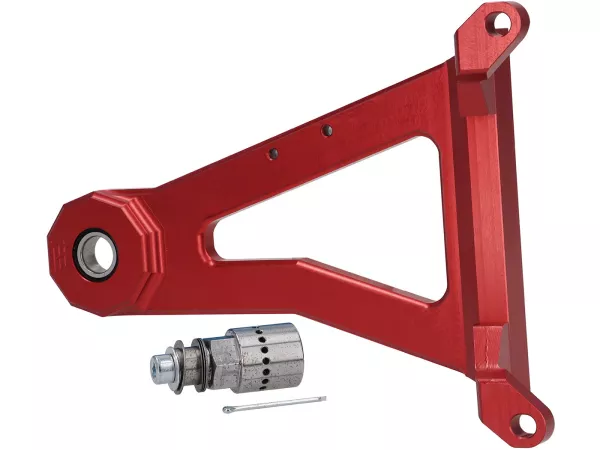 Swingarm -HEIKOTUNING- Brace V2 - red - Piaggio 125-180 ccm 2-stroke - Gilera Runner FX/FXR 125-180, Italjet Dragster 125-180, Piaggio SKR125, SKR150, TPH125, Skipper125, Skipper150, Hexagon LX/LXT 125-180 AC/LC