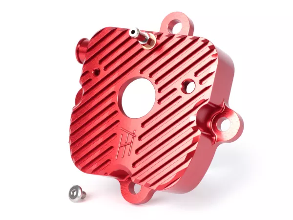 Cilinderkopdeksel V1.1 -HEIKOTUNING- rood - 45° - Piaggio 125-180 ccm 2-takt - Gilera Runner FX/FXR 125-180, Italjet Dragster 125-180, Hexagon LX/LXT 125-180 LC
