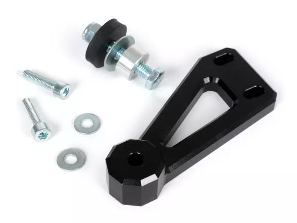 Adattatore PM 59 X -HEIKOTUNING- Brace V1, V2, PM TSAB - nero - Piaggio 125-180 ccm 2 tempi - Gilera Runner FX/FXR 125-180, Italjet Dragster 125-180, Piaggio SKR125, SKR150, TPH125, Skipper125, Skipper150, Hexagon LX/LXT 125-180 AC/LC