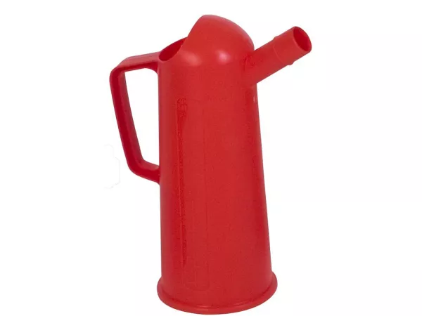 Jarra de aceite -HÜNERSDORFF- 1000ml, (PP), roja
