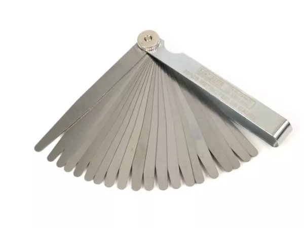 Voelermaat -TOPTUL- 20 bladen, metaal - 0,05-1,00mm