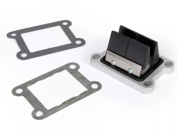 Bloque de diafragma -ITALKIT Doble Prisma- Minarelli AM3-AM6, Derbi D50B0/D50B1 - Aprilia MX50, RS50, RS4, RX50, SX50, Tuono50, Derbi Senda50, GPR50, Peugeot XPS50, XR6, XR7, Rieju RS2, Yamaha DT50, TRZ50
