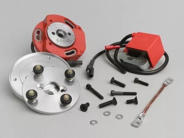 Accensione - Rotore internoITALKIT - Peugeot 50 cc verticale - SPEEDFIGHT1 50 cc LC, SPEEDFIGHT2 50 cc LC, XFIGHT 50, SPEEDFIGHT1 50 cc AC, SPEEDFIGHT2 50 cc AC, TKR50, TREKKER50, VIVACITY50, ELYSEO50, SQUAB50, SV50, ZENITH50, BUXY50, ELYSTAR50, LOOXOR50,