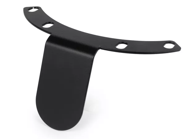 Piastra di fissaggio per adesivo (adesivo di controllo austriaco) -JAILBREAK CUSTOMS, acciaio inox nero - Vespa Sprint 50-150, Primavera 50-150