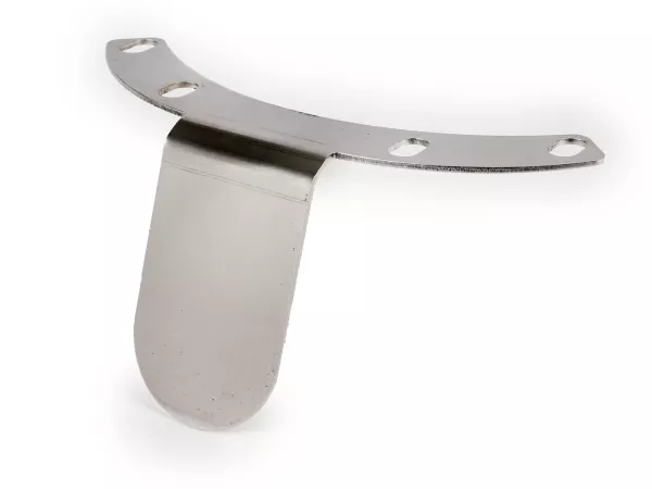 Piastra di fissaggio per adesivo (adesivo di controllo austriaco) -JAILBREAK CUSTOMS, acciaio inox argento - Vespa Sprint 50-150, Primavera 50-150