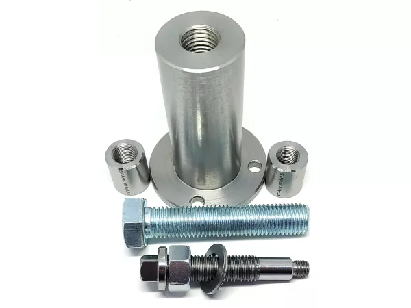 Desmontaje - Herramienta de montaje para la instalación y extracción del eje principal -JOLA Made in Germany- Vespa Smallframe e.g. V50, PV, ET3, PK