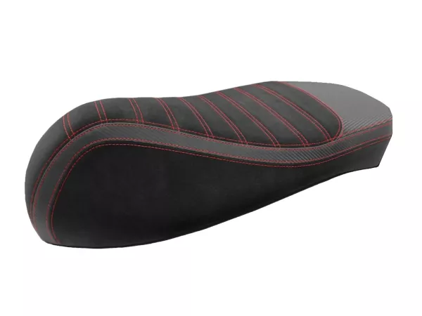 Funda de asiento -JN SEATS- Vespa GTS 125-300 - 2009- - Negro / Rojo