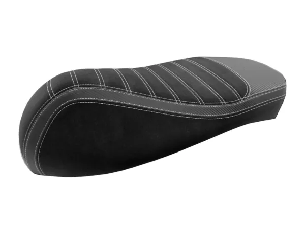 Funda de asiento -JN SEATS- Vespa GTS 125-300 - 2009- - Negro / Blanco
