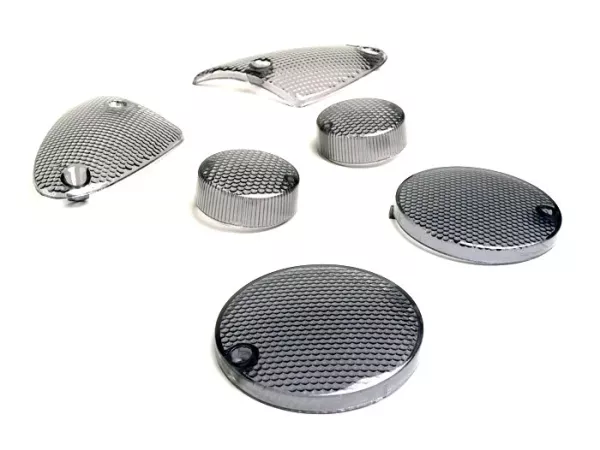 Lensa indikator -BGM ASLI set 5- Aprilia SR tahun 1998-1999 - Hitam