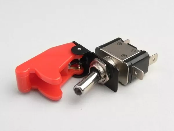 Toggle switch -RACING emergency switch- red